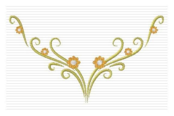 Border Embroidery Corner