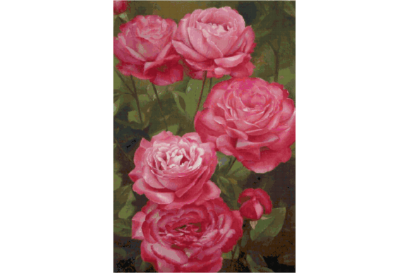 Flowers Counted Cross Stitch Patterns