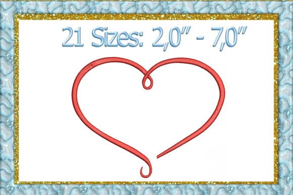 HEART Embroidery Design