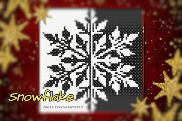 Snowflake. Cross Stitch Pattern